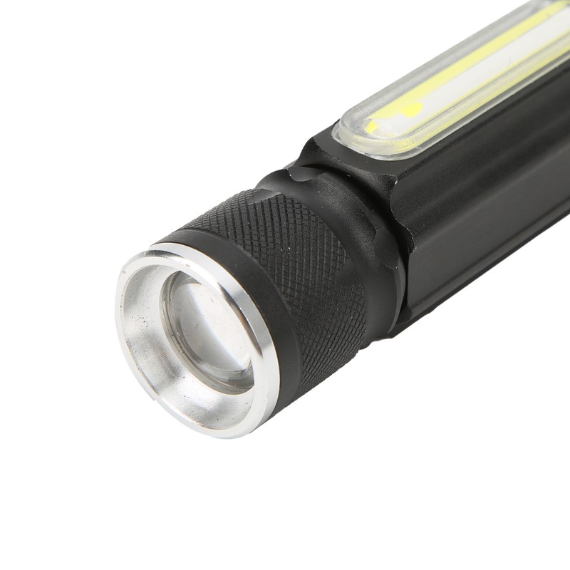 Flashlight Rechargeable Portable Aluminium Waterproof Nonslip Wearproof Pocket Flashlight