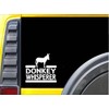 Donkey Whisperer Sticker J880 6 inch horse decal