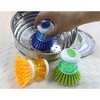 GOSONO 2PCS Hydraulic Plastic washing brush pot multicolor kitchen gadgets
