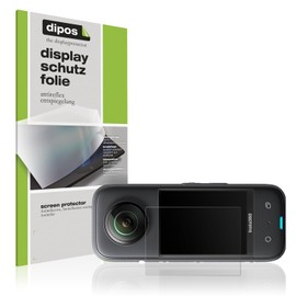 dipos I 4x Schutzfolie matt passend für Akaso 360 Grad Action Cam Folie Displayschutzfolie, Ultra-Dünn, Case-Friendly, Fingerprint-Kompatibel