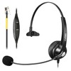 Callez Phone Headset with Noise Cancelling Microphone & Mute Switch,