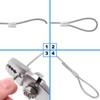 Glarks 150Pcs 1/8''(3mm) Aluminum Crimping Loop Sleeve Wire Rope Sleeves