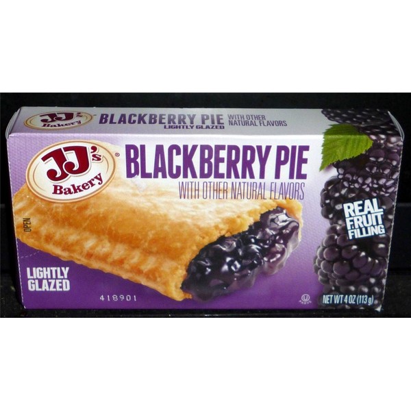 JJ's Bakery Lightly Glazed Snack Pies 4oz (Pack of 12)