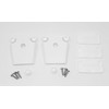 JSP Manufacturing Aftermarket Igloo Cooler Plastic Replacement (2) Latch, (3)