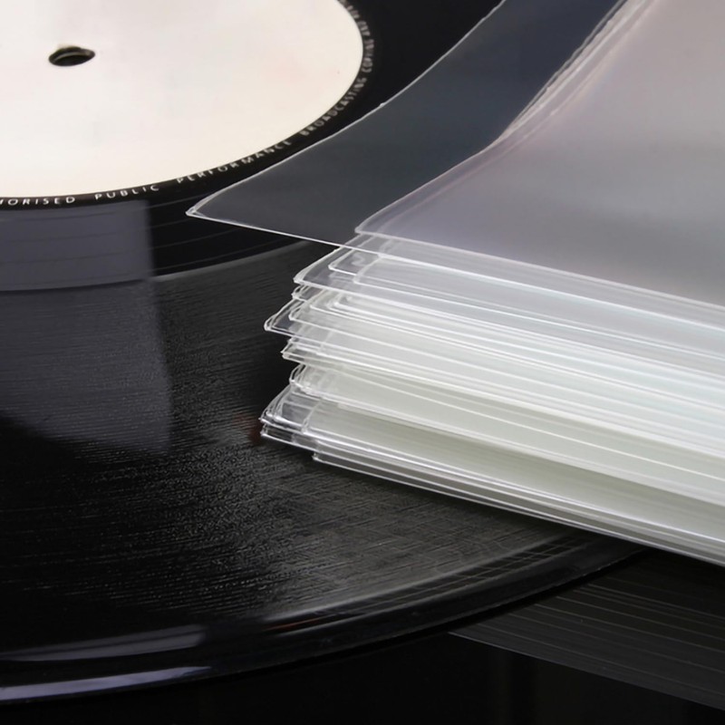 COOSDE 50 Sheets 12 Inch LP OPP Bag LP Record