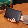 Passbook Case, Genuine Leather, Skimming Prevention, Large Capacity, Magnetic Protection,