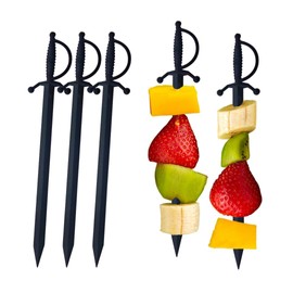 Cocktail Picks Sword 9cm (3 ½ “) - Box of 1000 Pcs - Sleek, Stylish Garnish for Cocktails, Toothpicks for Appetizers & Drinks, Versatile Fancy Skewers & Food Pick for Parties, Charcuterie