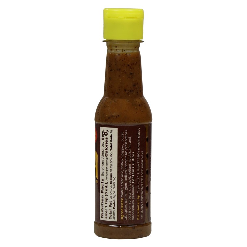 La Perrona Roasted Chiltepin Hot Sauce 5 Ounce Bottle |