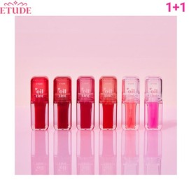 ETUDE Dear Darling Oil Tint 4.2g*2ea, Color 1#$%Color 2:06 Pink Oil-02 Plum Berry