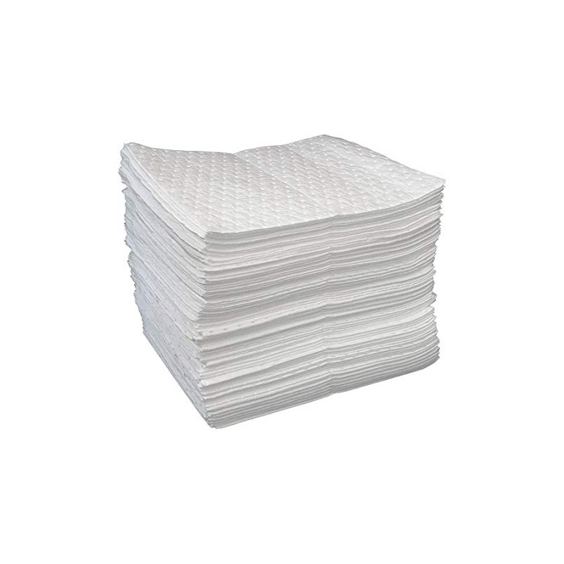 Absorb Pad,Oil-Based Liquids,White,PK200