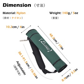 TRIWONDER Archery Back Arrow Quiver Holder Adjustable Quivers Compact Lightweight Hip Shoulder Arrows Bag Hanged for Bow Hunting Target Shooting Youth and Adults (Green)