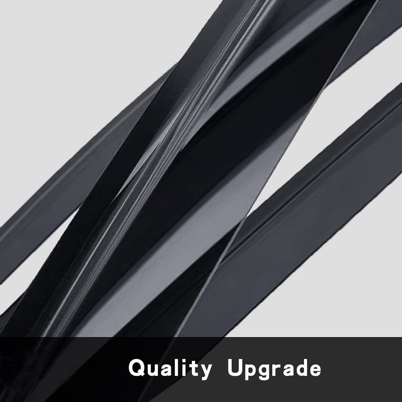 BOOGADEE Original 2pcs Wind Deflectors, in-Channel Rain Guards Set, Side
