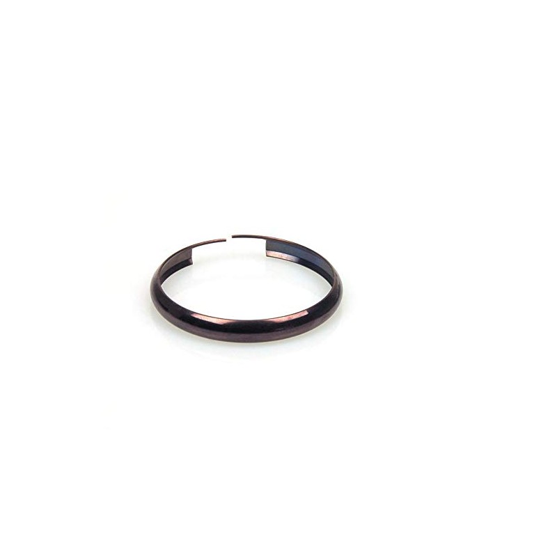 Oldbones Stainless Steel Key Ring Cover for Chrome Brown
