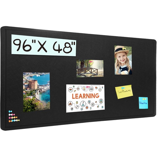 Bulletin Board, 36 X 24 inches Cork Board with 20