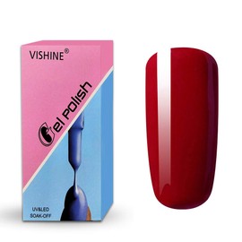 Vishine Gelpolish Professional UV LED Soak Off Varnish Color Gel Nail Polish Manicure Salon IndianRed(1412)