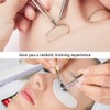 HuYiGGZ 6 Pairs Replacement Eyelids for Mannequin Head Removable Realistic