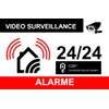 Set of 12 Deterrent, Alarm Stickers, Video Surveillance, Home Protection,
