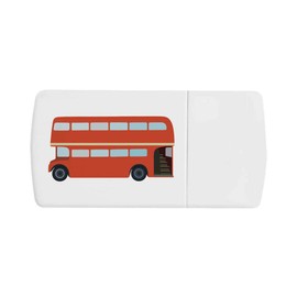 'London Bus' Pill Box with Tablet Splitter (PI00014432)