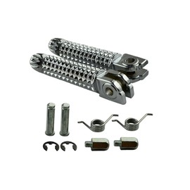 AHL Motorcycle Front Footrest Pedal Foot Pegs for Yamaha YZF R1 1998-2012/ YZF R6 1999-2012/ YZF R6S 2003-2008