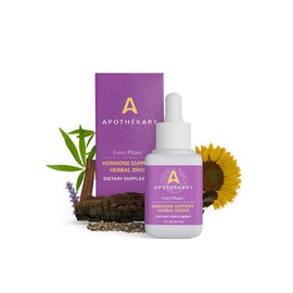Apothékary Every Phase – Hormone Support Liquid Herbal Drops, Alcohol-Free, Non-GMO, Gluten-Free, Vegan, Cruelty-Free, Made in USA