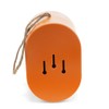 Oval Bamboo Fibre Birdhouse - Orange
