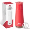 Kitchen Mama Rechargeable Gravity Salt and Pepper Grinder, Adjustable Coarseness,