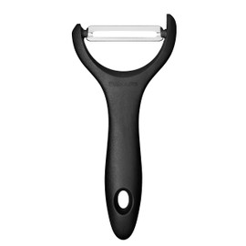 Fiskars Essential 1065599 Vegetable Peeler Y Shape Stainless Steel Black