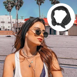 DRESHOW Yoga Sports Headbands for Women Elastic Non-Slip Headbands Workout Running Hair Bands 6 Pack