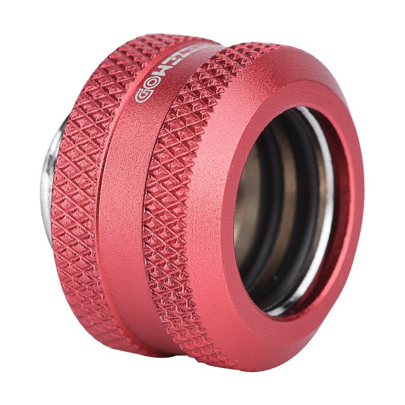 Richer-R 4pcs/6pcs Water Cooling Compression Connector for Rigid Acrylic Pipe,