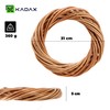 KADAX Decorative Wreath, Ideal as a Door Wreath, Natural Willow