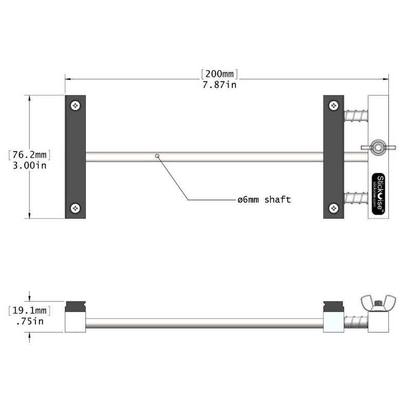 Stickvise PCB Vise with Standard Nylon Jaws