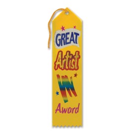 Beistle Great Artist Award Ribbon