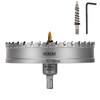 Mollom (6-1/8''|156mm) Heavy Duty Carbide Hole Saw with 2 Pilot
