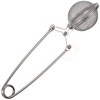 Silver Long Handle Loose Leaf Ball Tea Spoon, Stainless Steel