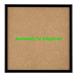 Quadro Frames 8.5x8.5 inch Picture Frame, Black, Style P375-3/8 inch Wide Molding, Box of 2