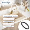 Koatukys 010389-45 Plunger Rubber O-Ring for Waste Drain Valve Compatible