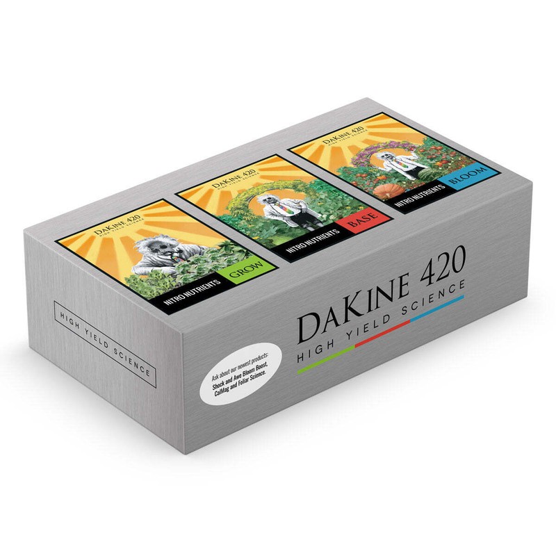 DaKine 420 Nitro Nutrients Starter Kit - Grow, Base, and