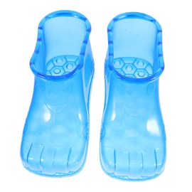 KOMBIUDA 1pair Portable Foot Bath Shoes Creative Foot Soaking Boots for Home Use Non-leak Design for Relaxation