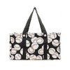 Handbag Inc Baseball Print All Purpose Large Utility Bag with