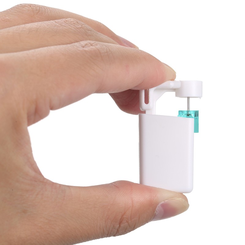 8Pcs Disposable Sterile Nose Piercing Kit Tool Safety Portable Self