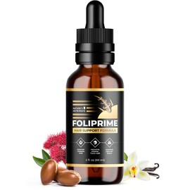FoliPrime Hair Growth Oil, 100% Pure & Natural Hair Oils for Hair Growth & Scalp Hair Loss, Hair Follicle Detox Formula for Thicker Longer Fuller Hair | with Biotin & Keratin - 2oz, 1 Month Supply