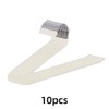 10-Pack Metal Z-Shaped Pants Hangers, Non-Slip Closet Organizer