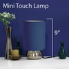 Simple Designs Home LT2016-BLU-2PK Table Lamp Set, Blue Shade
