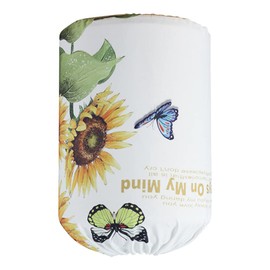 Water Dispenser Barrel Dust Covers for for 5 Gallon Water Bottles, Durable Fabric Bucket Decor, Reusable Furniture Cover Protector for Home Office or Kitchen (Flower)