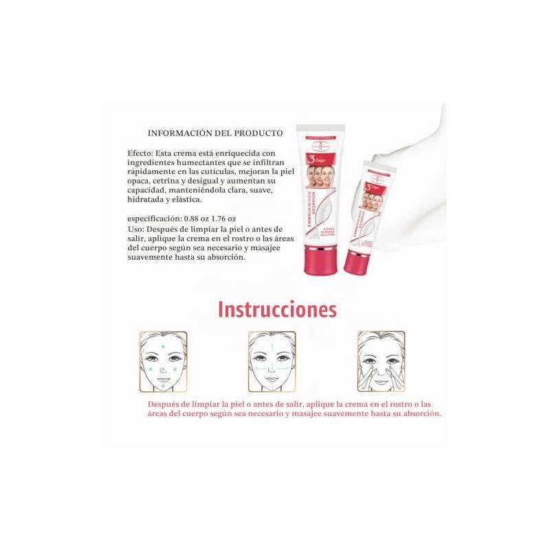 Aichun Beauty Day Body Cream Axila Bikini Rodillas