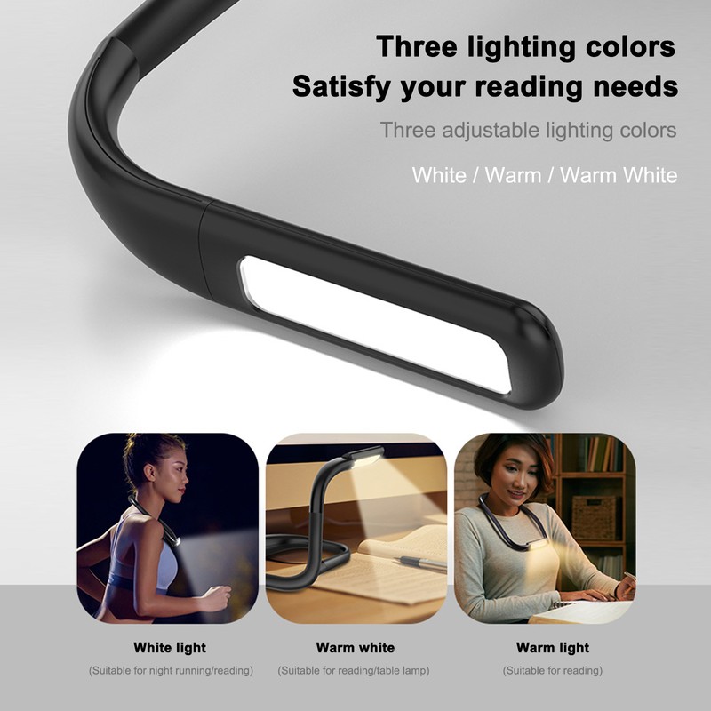 Bendable LED Neck Reading Light Adjustable Brightness Desk Lamp for