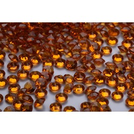 Gintoaria 10000 pcs/Pack Wedding Table Scatter Confetti Crystals Acrylic Diamonds Vase Fillers 4.5 mm Rhinestones for Wedding, Bridal Shower, Vase Beads Decorations (Coffee)