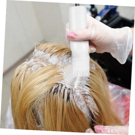 Healeved 4 Pack Hair Oil Bottle Comb Applicator for Dyeing Root Comb Applicator Bottles for Hair Care Graduated Scale