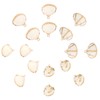 SUNNYCLUE 1 Box of 16 Shell Charms Oval Ocean Beach
