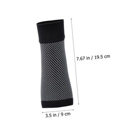 Ipetboom 2 Pairs Ankle Compression Socks for Plantar Fasciitis Relief Breathable Supportive Toeless Design for Arch and Heel Comfort for Daily Activities and Sports